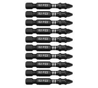DEKTON 10Pc 50mm S2 Steel Impact Bits P22
