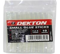 Dekton 10PC 7.2mm x 100mm Glue Sticks | Strong Bonding for Metal, Plastic, Fabric, Wood, Ribbon, Paper, and Cardboard | Quick Drying | Compatible with Most Glue Guns | Ideal for Crafting & Repairs