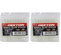 Dekton 10PC 7.2mm x 100mm Glue Sticks | Strong Bonding for Metal, Plastic, Fabric, Wood, Ribbon, Paper, and Cardboard | Quick Drying | Compatible with Most Glue Guns | Ideal for Crafting & Repairs