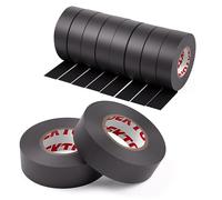 Dekton 10PC Black Insulation Tape | Up to 600V Protection | Self-Fusing Adhesive PVC Tape | Water Resistant for Durability | Works in -0 to 8°C Temperatures | Strong, Reliable, and Long-Lasting
