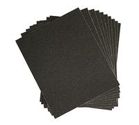 DEKTON DT80782 320 Grit Wet and Dry Sanding Sheets, Black/Red, 280 mm x 230 mm, Set of 10 Piece