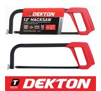 DEKTON 12" Hacksaw Wood Carpentry 24 Tpi Sharp Hardpoint Soft Grip Cut Tool 300mm Blade