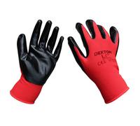 Dekton 12 Pack Ultra Grip Nitrile Coated Working Gloves Size 9/l Cat11, En388