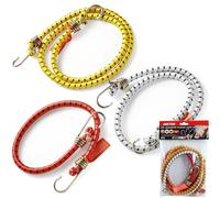 Dekton 12mm Elastic Stretch Bungee Cords Hooks Cables Tie Down Set 24" 36" 48"