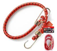 Dekton 12mm Elastic Stretch Bungee Cords Hooks Cables Tie Down Straps Rope 48"
