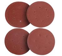 Dekton 12PC Hook and Loop Orbital Sanding Discs 125mm/Extra Coarse - Assorted | Ideal for Orbital Sanders | Multi-Surface Use on Wood, Metal, Plaster, Plastics & Paint | Heavy-Duty Sanding Performance