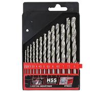 Dekton 13pc Hss Drill Set 2mm to 8mm - Titanium Finish | High Speed Steel For Improved Resistance To Heat | 118 Degree Angle Point | Ideal For Drilling Wider Range Materials | Durable & Versatile