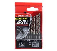 Dekton 13Pc Hss Drill Set Pro 1.5-6.5mm, Dt80203