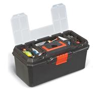 Dekton 16 Inch Toolbox Storage Case Removable Tray Carry Handle Diy Organiser