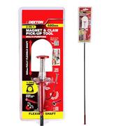 Dekton 2-in-1 Magnetic & Claw Pick-Up Tool | Dual Function Grabber with Magnetic Tip and Spring-Loaded Claw | Ideal for Retrieving Metal Objects and Small Items from Hard-to-Reach Places