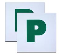 Dekton 2-Pack Car Magnetic 'P' Plate | Easy Removal & Fitting | Ideal for Any Vehicles | Complies with Department of Transport Regulations | Strong Magnetic Hold | Perfect for New Drivers