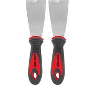 Dekton 2" Professional Scraper - Heavy Duty Stainless Sturdy Steel Blade| Ergonomic Rubber Grip Handle for Comfort| 2" Blade| Ideal for Scraping Wallpaper, Filling Cracks and Repairing Holes| Durable