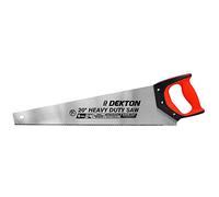 Dekton 20" Saw-sure Grip Comfort Handle| Thick Rigid Blade Minimises 'whip' And Vibration| Ideal For Timber, PVC, Plastic, Plasterboard| Rapid Cut, Triple Ground Hard Point Teeth Ideal For Faster Cuts
