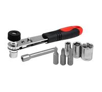 Dekton 22Pc Socket And Bits Set,ergonomic Anti-Slip Handle,2 Way Ratchet,ultra Strong Cr-V