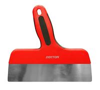 Dekton 250mm SoftGrip Taping Knife | 10" Stainless Steel Blade for Smooth Finishing | Ergonomic Design for Comfort and Control | Ideal for Quick and Efficient Surface Preparation