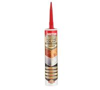 Dekton 280ML Multipurpose Silicon Sealant Clear - Good-Quality, Multi-Purpose Acrylic for Indoor Applications, UV Resistant, Flexible, Easy Application, Excellent Adhesion to Wet Surfaces & Paintable