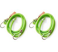Dekton 2PC 18" x 10MM Heavy Duty Bungee Cord | Ideal for Securing Luggage, Home, Garage, Workshop & Camping | Heavy Duty Zinc Plated Steel Hooks | Versatile for General Use | Durable Construction