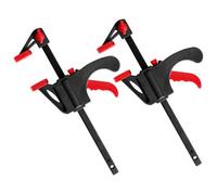 Dekton 2Pc 4" Quick Grip Speed Ratchet Vice Bar Clamps Rapid Clamp Set