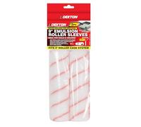 Dekton 2pc 9" Emulsion Roller Sleeves - Medium Pile Woven Fabric for Smooth or Textured Walls & Ceilings - High Density Fabric for Superior Paint Pick-Up - Fits 9" Roller Cage