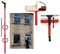 window clean Dekton 3.5m Washing Set Equipment Telescopic Extension Pole Squeegee Kit