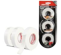 Dekton 3 Piece 2M x 18MM Heavy Duty Double-Sided Mounting Tape | Strong Sticky Foam Tape for Picture Hanging | Replaces Nails, Screws, and Tacks | Holds Up to 1Kg | Long-Lasting and Easy to Use