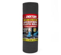 Dekton 30pc Microfibre Cleaning Cloths 30x30cm - 180GSM Lint-Free, Statically Charged for Kitchen, Bathroom, Windows, Mirrors, Glass, Wood, Plastic & Car Surfaces