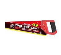 DEKTON 350mm (14") Toolbox Saw-Heavy-Duty Steel Blade| Precision Cut Teeth| Ergonomic Handle| Ideal for Wood, Plastic, and Metal| Durable and Long-Lasting Tool| Efficient Cutting Performance