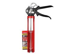 Dekton 360° Rotatable Caulking Gun with Cage, Metal Frame Sealant Gun for Standard Cartridges, Rotating Handle, Thickened Pusher Plate & Hooked Rod for Sealants and Adhesives