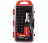 Dekton 37Pc Stubby Ratchet Screwdriver And Bit Set
