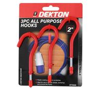 Dekton 3Pc 2'' All Purpose Hooks, Dt70550, 12