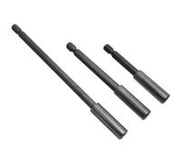 Dekton 3Pc Bit Holder 150mm, 100mm And 75mm,1/4" Hex Shank