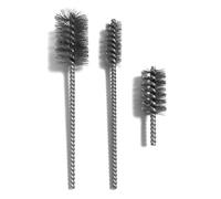 Dekton 3PC Tube Brush Set - Versatile Cleaning Brushes for Tubes, Pipes & Cylindrical Openings | Durable Bristles | Stainless Steel & Nylon Construction | Ideal for Home, Automotive & Industrial Use