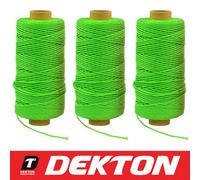 DEKTON 3X Green 70M Builders Building Brick Laying Measuring Masonry Rope String Line