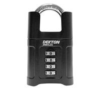 Dekton 4 Digit Combination High Security Padlock-made From Zinc Alloy| Hardened Steel Shackle For Cut Resistance Security lock| 4 Digit Combination| Indoor And Outdoor| Keyless Convenience