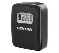 Dekton 4 Digit Combination Key Safe Box (120 X 90 X 40mm)-measures 120 X 90 X 40mm| Enables Storage Of Up To 5 Keys| Can Be Fixed On Wall Or Fixed Object| Ideal For Estate Agents, Equipment Storage