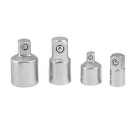 Dekton 4-Piece Socket Adaptor Set | Premium Hardened Chrome Vanadium for Extra Strength | Versatile Adaptor Set for Professional and DIY Use | Compatible with Multiple Socket Sizes