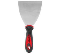 Dekton 4" Professional Scraper - Heavy Duty Stainless Sturdy Steel Blade| Ergonomic Rubber Grip Handle For Comfort| 4" Blade| Ideal For Scraping Wallpaper, Filling Cracks And Repairing Holes| Durable