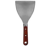 DEKTON 4" Stiff Scraper - Stainless Steel Blade, Hollow Ground, Hardwood Handle, Full Tang Design, Ideal for Filling Cracks, Scraping Wallpaper, Repairing Holes