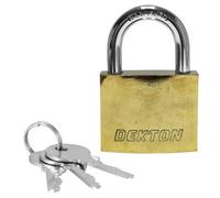 Dekton 40mm Titanium Iron Padlock, 3 Keys.