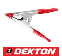 Dekton 4Pc Metal Spring Clamps Tipped Grip Holder For Camping Tarpaulin Set