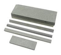 Dekton 5 Piece Sharpening Stone Set-Sharpening Stone Set Ideal for Sharpening Chisels, Scissors, Shears, Knives| Aluminum Oxide Stones|Contains Rounded, Triangular, Thin Flat, Small Flat, Large Flat