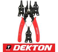 Dekton 5Pc Circlip Internal External Plier Snap Ring Tool Set Anti Slip