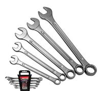 Dekton 5Pc Combination Spanner Set Metric Steel Polished 8mm - 17mm