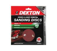 Dekton 5Pc Hook And Loop Orbital Sanding Disc, Dt80716