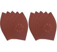 Dekton 5PC Hook and Loop Palm Sanding Sheets 175mm/Extra Coarse - 120 Grit | Ideal for Palm Sanders | Multi-Surface Use on Wood, Metal, Plaster, Plastics & Paint | Heavy-Duty Sanding Performance