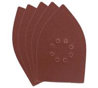Dekton 5PC Hook and Loop Palm Sanding Sheets 175mm/Extra Coarse - 80 Grit | Ideal for Palm Sanders | Multi-Surface Use on Wood, Metal, Plaster, Plastics & Paint | Heavy-Duty Sanding Performance