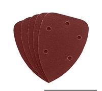 Dekton 5PC Hook and Loop Sanding Sheets 140mm/Extra Coarse - 120 Grit | Ideal for Sheet Sanders | Multi-Surface Use on Wood, Metal, Plaster, Plastics & Paint | Heavy-Duty Sanding Performance