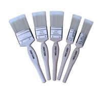 Dekton 5pc Professional Grade Paintbrush Set - Ideal for Water-Based Gloss Emulsion Paints| Includes 3 Brushes 2(38mm), 2(50mm), 1(76mm)| Quality Bristles| Set Ensures Smooth, Precise Application