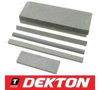 Dekton 5Pc Sharpening Stone Set Scissors Tools Chisel Shears Aluminium Oxide