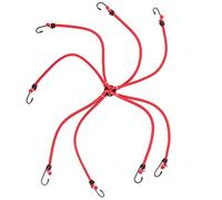 Dekton 6 Arm 40" x 8MM Heavy Duty Bungee Cord Set | Ideal for Securing Luggage, Home, Garage, Workshop & Camping | Heavy Duty Zinc Plated Steel Hooks | Versatile for General Use | Durable Construction